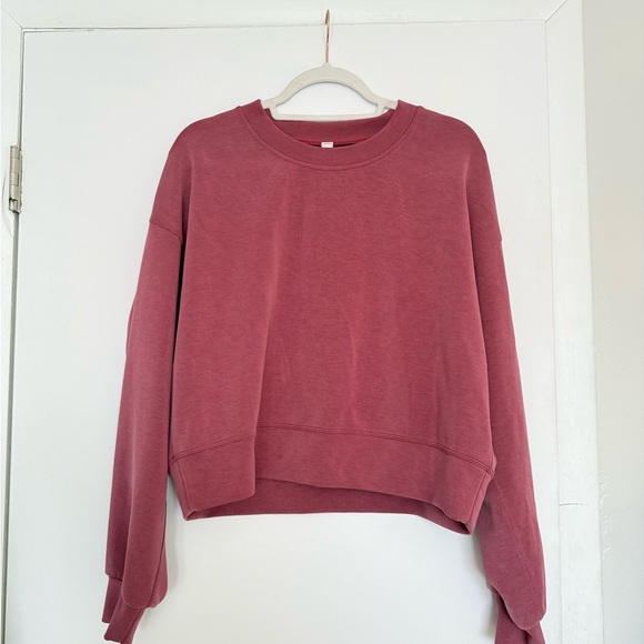 Lululemon Perfectly Oversized Cropped Crew *Softstreme - Picture 2 of 5